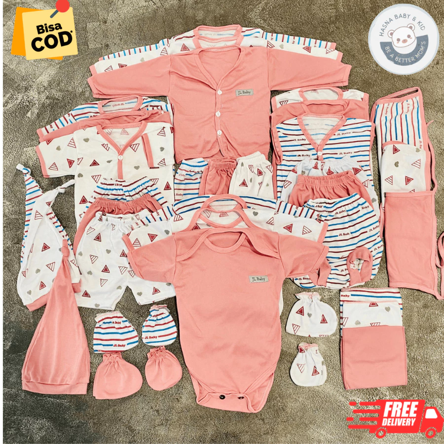 Set baju bayi perempuan newborn di Shopee